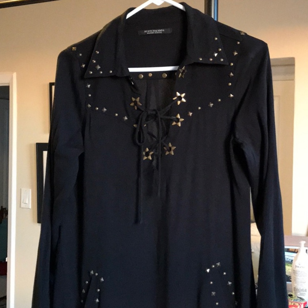Black scotch and soda xs dress. Never worn